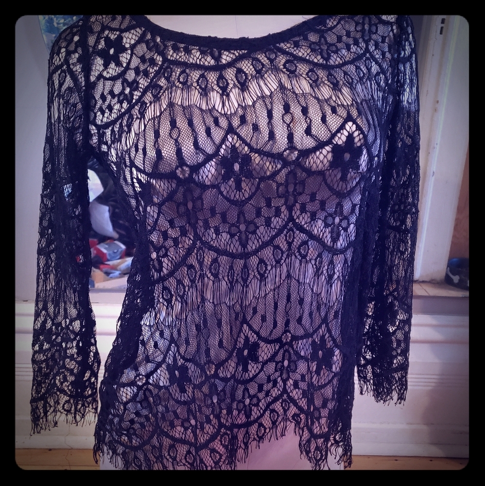 🍄2for50🍄 Gothic Candy Couture Mesh Top